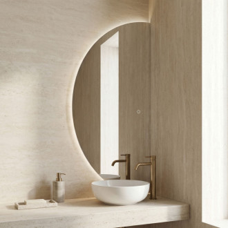 REA Zrkadlo LED 120x60cm MOON HOM-01526