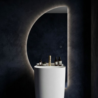 REA Zrkadlo LED 120x60cm MOON HOM-01526