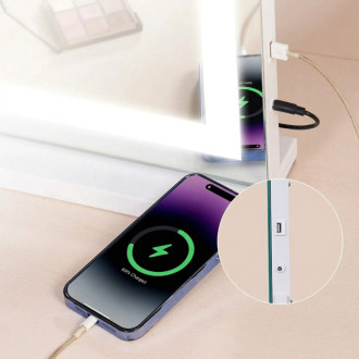 REA Zrkadlo LED STUDIO White 58x45 HOM-12017