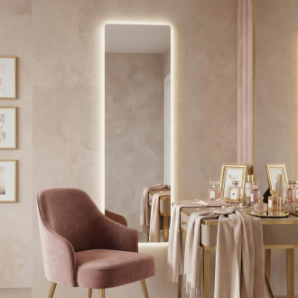 REA Zrkadlo LED 150x50cm MOL-SQ HOM-01527