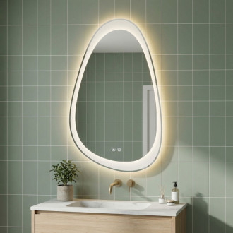 REA Zrkadlo LED ART 90x50 cm HOM-01517