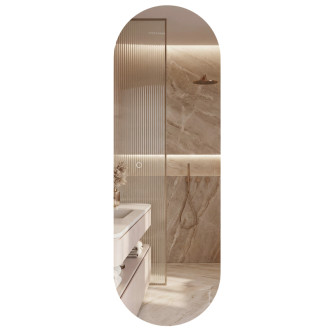 REA Zrcadlo LED 150x50cm MOL-OV HOM-01525