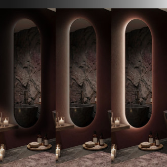 REA Zrkadlo LED 150x50cm MOL-OV HOM-01525