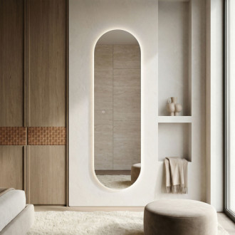 REA Zrkadlo LED 150x50cm MOL-OV HOM-01525