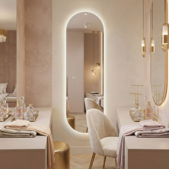 REA Zrkadlo LED 150x50cm MOL-OV HOM-01525