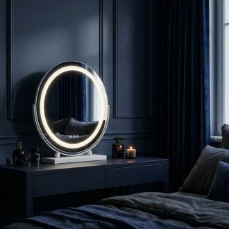 REA Zrcadlo LED MAKE-UP White 40 cm HOM-12019