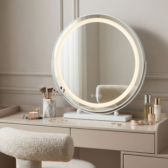 REA Zrkadlo LED MAKE-UP White 50 cm HOM-12021