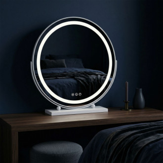 REA Zrkadlo LED MAKE-UP White 50 cm HOM-12021