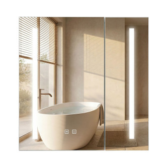 Zrkadlová skrinka s LED osvetlením M1015-60 60x65