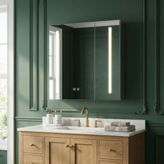 Zrkadlová skrinka s LED osvetlením M1015-60 60x65