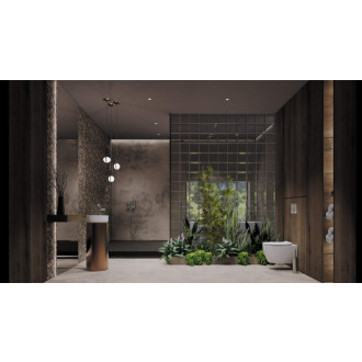 Deante SILIA HEXA stojanková umývadlová batéria, kartáčovaná oceľ BHS_F2KK