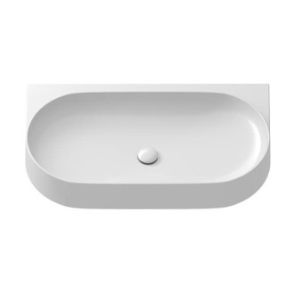 Umývadlo Ravak Yard 80,5x12,5x50 cm s čiernou konzolou X000001536