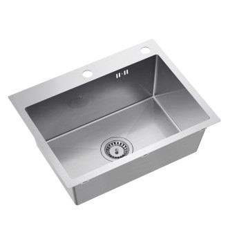 REA Oceľový drez LUKE 110 WORKSTATION BRUSH NICKEL ZLE-09022