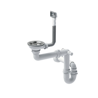 REA Oceľový drez ANTHONY 80 BRUSH NICKEL ZLE-90056