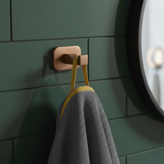 Rea Kúpeľňový vešiak Nico 5905 Brush Copper REA-88036