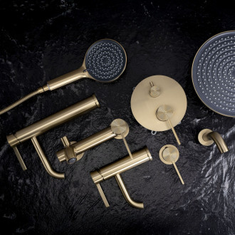 REA Podomietková vaňová batéria Foster Brush Gold REA-B6443