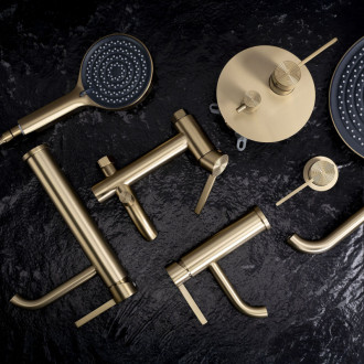 REA Podomietková vaňová batéria Foster Brush Gold REA-B6443