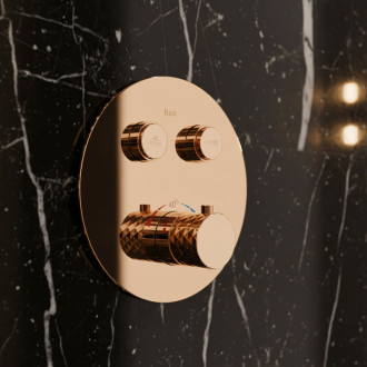 REA Podomietková sprchová sada Lungo Diamond Copper + BOX REA-P6968