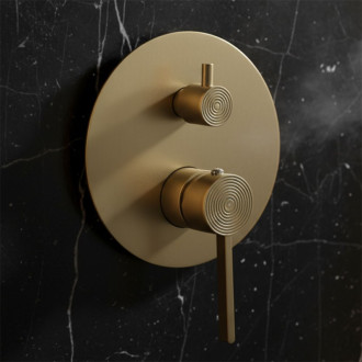 REA Podomietková sprchová sada Foster Brush Gold + BOX REA-P6441