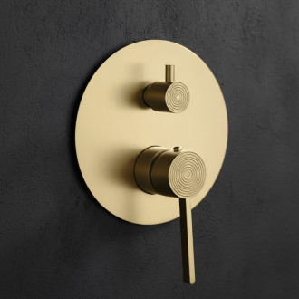 REA Podomietková sprchová sada Foster Brush Gold + BOX REA-P6441