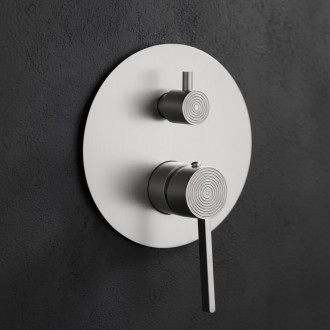 REA Podomietková sprchová sada Foster Brush Nickel + BOX REA-P6440