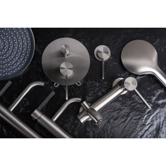 REA Podomietková sprchová sada Foster Brush Nickel + BOX REA-P6440