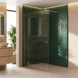 REA Sprchová zástena Flexi Transparent / Chrome 110 KPL-K99061