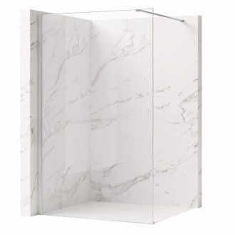 REA Sprchová zástena Flexi Transparent / Chrome 130 KPL-K99078