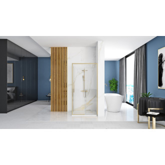 REA Sprchová kabína Rapid Slide Gold Brush KPL-K9480