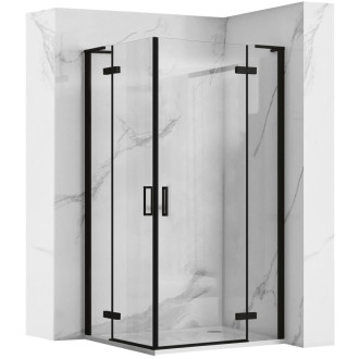 REA Sprchová kabína Hugo Double Black 90x90 KPL-K6601