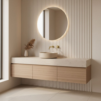 REA Podomietková vaňová batéria Clif Brush Gold REA-B5841