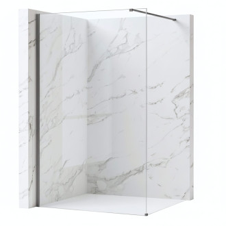REA Sprchová zástena Flexi Transparent / Titan 80 KPL-K99467