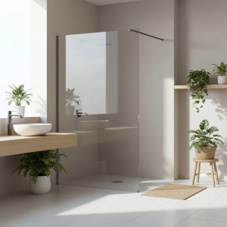 REA Sprchová zástena Flexi Transparent / Titan 120 KPL-K99460