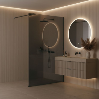 REA Sprchová zástena Flexi Grey / Titan 110 KPL-K99483