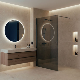 REA Sprchová zástena Flexi Grey / Titan 110 KPL-K99483