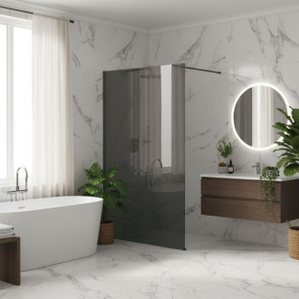 REA Sprchová zástena Flexi Grey / Titan 120 KPL-K99482