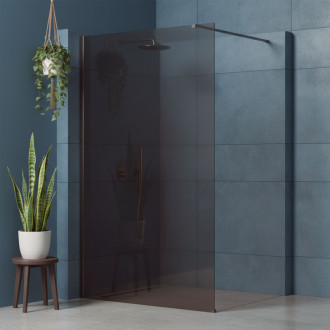REA Sprchová zástena Flexi Brown / Titan 140 KPL-K99488