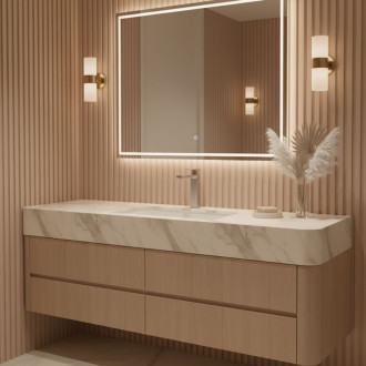 REA Kúpeľňová batéria Arlo Brush Nickle REA-B4588