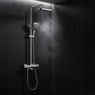 REA Sprchový set Arlo Brush Nickle REA-P7340