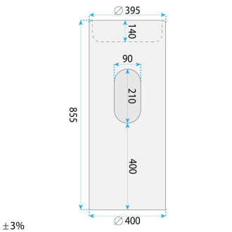 REA Voľne stojace umývadlo Rossana REA-U0605