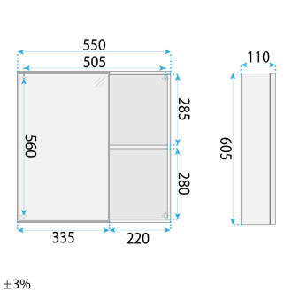 REA Sada kúpeľňového nábytku s umývadlom River 60cm Creme REA-M0019