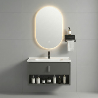 REA Sada kúpeľňového nábytku s umývadlom Toledo 60cm Grey REA-M0017