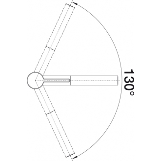 Blanco LINEE - S 517593 Batéria nerez matný