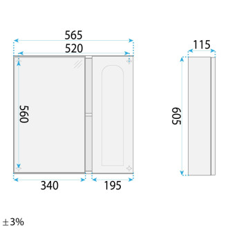 REA Sada kúpeľňového nábytku s umývadlom Denver 60cm Grey REA-M0010