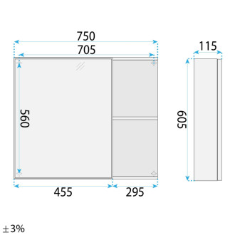 REA Sada kúpeľňového nábytku s umývadlom Denver 80cm Grey REA-M0011