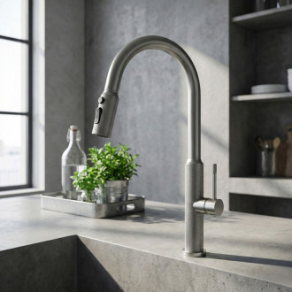 REA Kuchynská batéria Master Brush Nickel REA-B7205