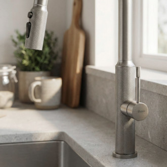 REA Kuchynská batéria Master Brush Nickel REA-B7205