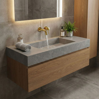 REA Výtokové rameno pre podomietkovú batériu Lungo 16 cm Gold REA-63203