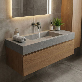 REA Výtokové rameno pre podomietkovú batériu Lungo 16 cm Titan REA-63206