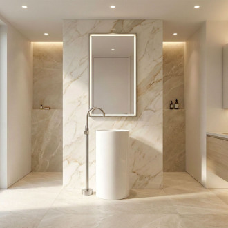 REA Voľne stojaca batéria LUNGO Brush Nickel REA-B4305